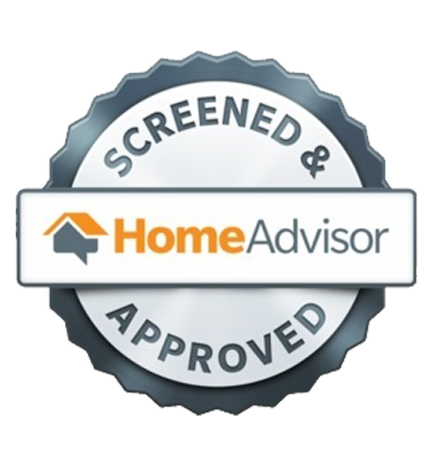Screened and approved HomeAdvisor badge
